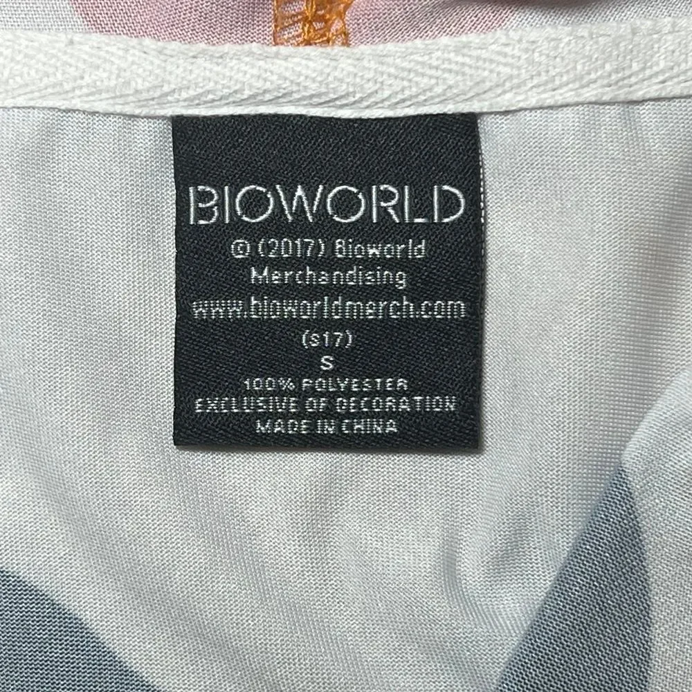 Mens Scary Clown‎ Bioworld Costume Full Zip Hoodie Sweatshirt